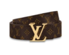 LOUIS VUITTON Mini Monogram 腰带 帆布 女款 棕色 宽 2.5cm 商品缩略图0