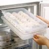 日本霜山家用速冻水饺盒饺子盒冻饺子馄饨盒厨房冰箱保鲜收纳盒 商品缩略图0