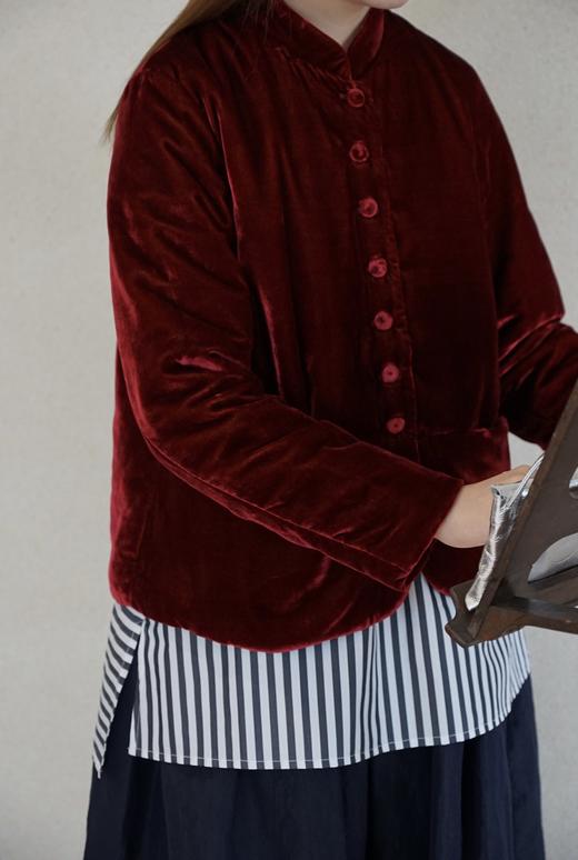 ECOLE DE CURIOSITES 丝绒琥珀红外套 商品图5