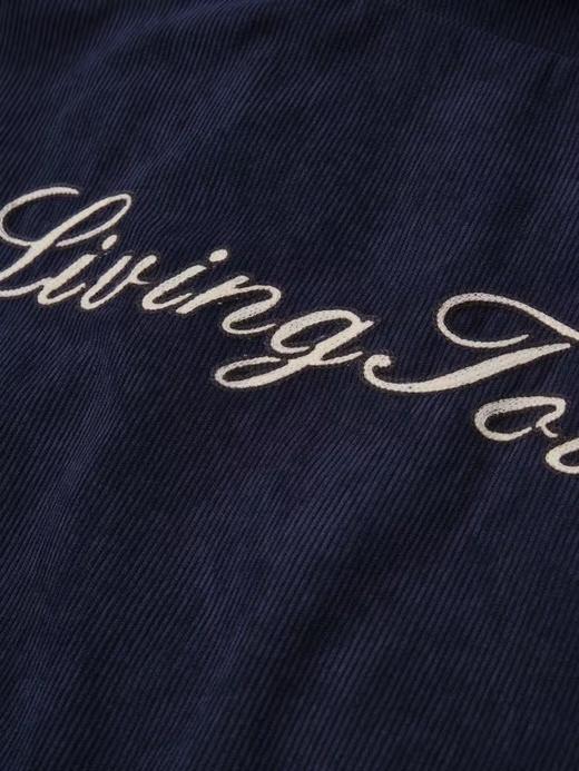 LIVINGTOWN/ LT复古刺绣灯芯绒夹克 商品图3