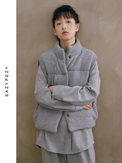 铂金2.0羊绒棉服马甲 商品图3