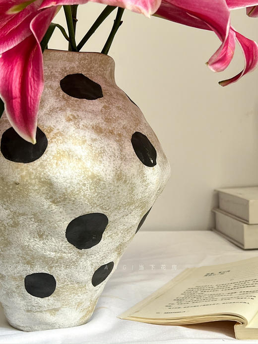 【斑斑点点A款.陶瓷花瓶】1个/份 高约28cm上口径12cm肚径24cm（江西仓顺丰发货） 商品图5