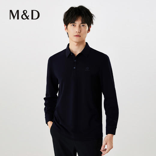 【名盾】翻领长袖T恤MXCL11657B 商品图1