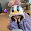 果壳同款珊瑚绒睡袍女冬季情侣连帽卡通睡衣可外穿加绒保暖家居服学生潮流新款睡衣可外穿家居服 商品缩略图2