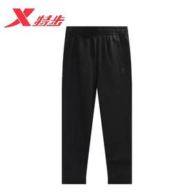 5.9折【自营】XTEP/特步  男裤直筒加绒裤2023冬季新款运动休闲针织裤男士保暖裤子 977429630374