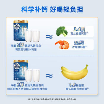 德运（Devondale）乳铁蛋白中老年奶粉800g罐装成人高钙0蔗糖进口送长辈送礼 商品图6