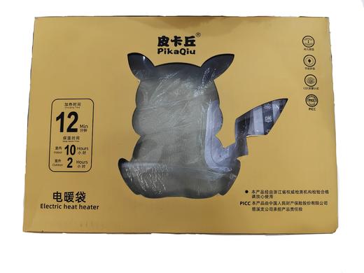 【亚欧超市】彩阳调温型单人电热毯+皮卡丘电暖袋礼包 商品图1