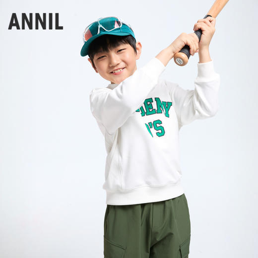 男童圆领长袖卫衣秋季新款安奈儿童装EB431541 商品图1