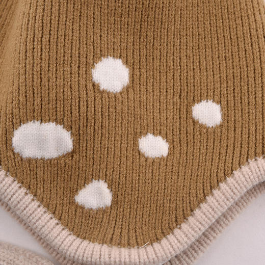 棉果果冬季护耳保暖帽子针织毛线帽M414400500080 商品图1