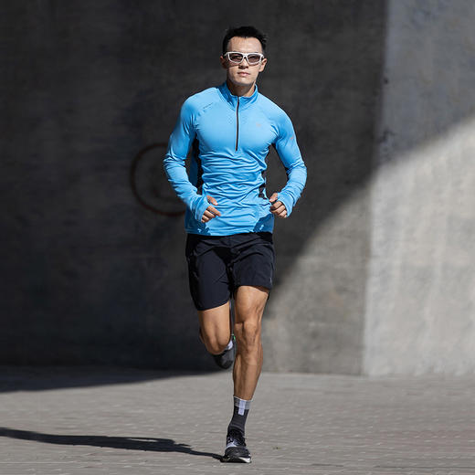 身体智慧 BODYWIT 男款 快干透气 跑步保温长袖 商品图1