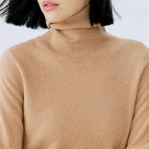 东黎 • 山羊绒女士秋冬高领套衫  17LS002 商品图7