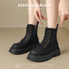 ZHR则则英伦风马丁靴女2024秋冬款复古百搭厚底大黄靴显瘦工装靴 商品缩略图6