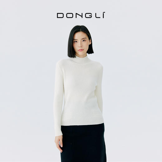 东黎 • 山羊绒女士秋冬基础款半高领套衫 20S31 商品图5
