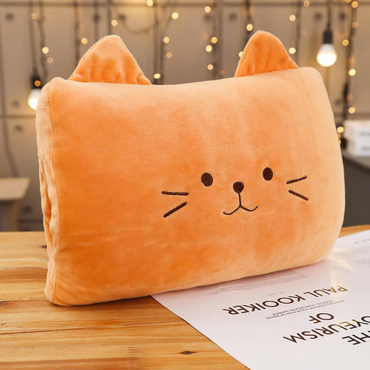 【卡通暖手抱枕】插手毛绒可爱捂手枕靠垫午睡枕头学生教室宿舍办公室冬天。ry 商品图6