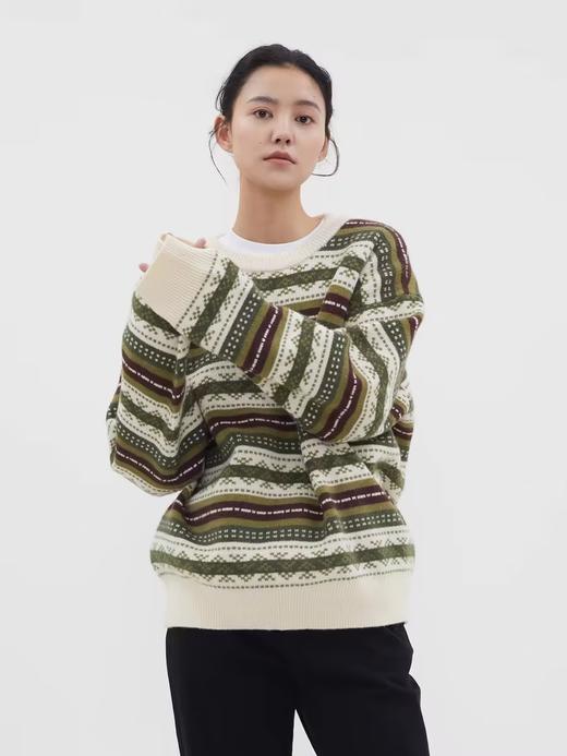 LIVINGTOWN/ LT费尔岛圆领毛衣 商品图1