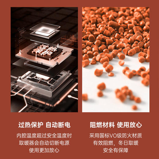 【即开即热！智能恒温】爆款桌面静音小型暖风机办公室居家宿舍取暖器速热节能迷你热风机。两档风速 温暖随心调节。ry 商品图3