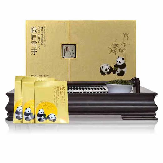 峨眉雪芽 2025年新茶 金禅心绿茶 茶叶明前线下茗茶礼盒120g 商品图1