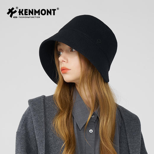 卡蒙羊绒羊毛混纺经典渔夫帽KM-5296 商品图9
