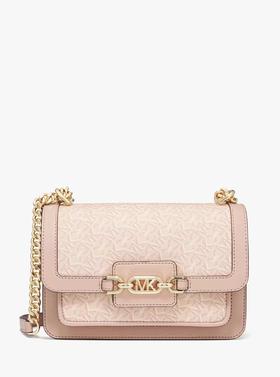 【精品】MICHAEL KORS Heather大号老花单肩包