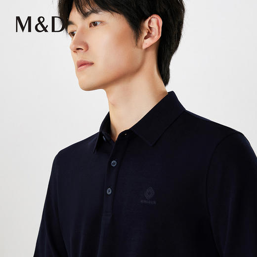 【名盾】翻领长袖T恤MXCL11657B 商品图3