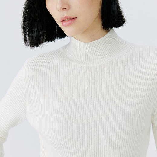 东黎 • 山羊绒女士秋冬基础款半高领套衫 20S31 商品图9
