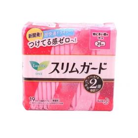 花王乐而雅零触感 超丝薄特长日用25cm进口卫生巾19片