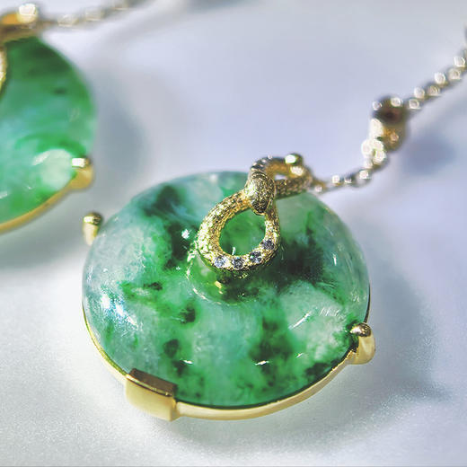 无限圆满蛇年生肖耳环【定制】 商品图1