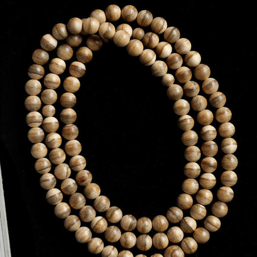 【青山特惠】8mm108颗 马泥涝 天然沉香花珠手串 22g c00030 商品图1