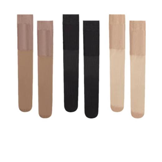 空调护膝丝袜女秋季防勾丝不掉筒长筒袜薄性感肉色护膝过膝袜 商品图4