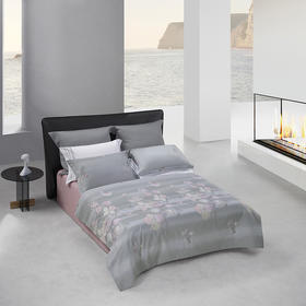 水星家纺全棉四件套南国物语-S04（被套：200*230 、床单：240*245、枕套：48*74cm）【分仓直发，72小时发货，周末节假日不发货】