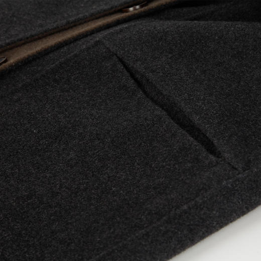 PH942斯尔丽2024秋冬新款双面双色搭配围巾大廓形时尚中长款羊毛大衣 商品图5