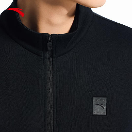 安踏（ANTA）针织运动外套男2024秋冬季新款立领开衫夹克训练上衣152447731 商品图1