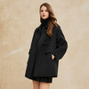 PH955斯尔丽24新款时尚翻领羊毛高支白领通勤显瘦直身双面呢大衣 商品缩略图8