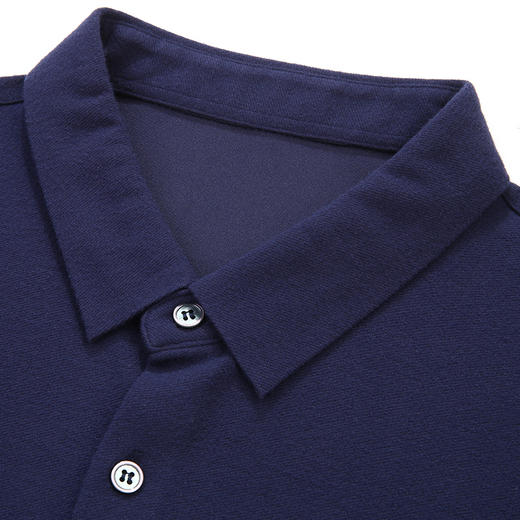 【莫代尔桑蚕丝】【新款DWP】大依优型大码长袖衬衫翻领男装加肥加大体恤大号上衣胖子内搭 商品图9