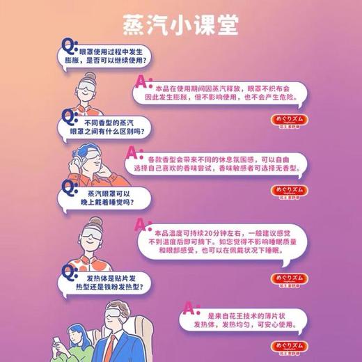 花王蒸汽眼罩5片装 玫瑰香 商品图4