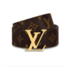 LOUIS VUITTON 老花平滑扣 皮带 男款 棕色 宽4cm 商品缩略图0