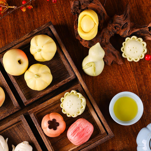 御茶膳房食品家富年丰糕点礼盒装寿桃馒头面果儿手工面点 舌尖上的中国3 商品图4