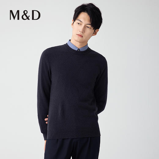 【名盾】秋冬新款羊毛衫，100%绵羊毛，舒适有弹性，蓬松柔软M0CB08666B 商品图2