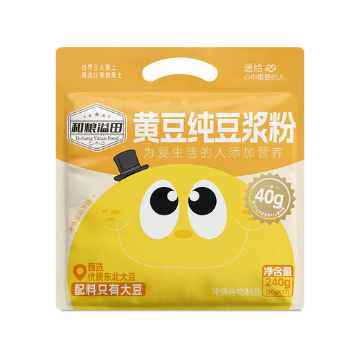 溢田黄豆纯豆浆粉240g*2袋 商品图0