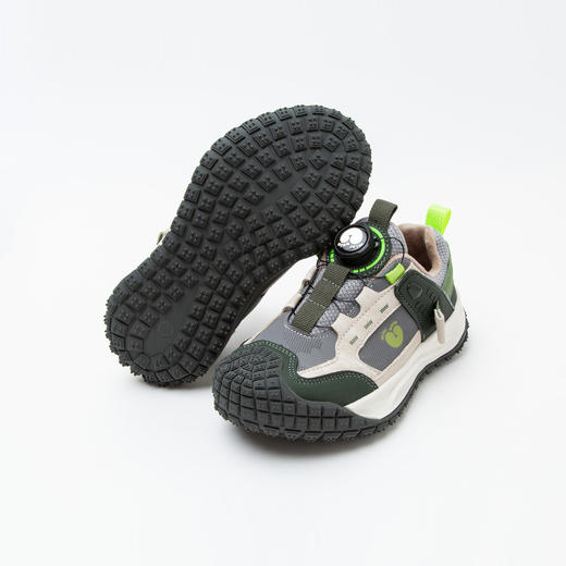 迷你巴拉加绒运动鞋男女童防湿滑防踢撞橡胶底免系带鞋子 商品图2
