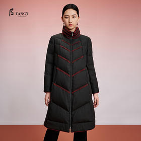 TANGY Collection/天意精品冬季新品中国风女士植物染羽绒服外套