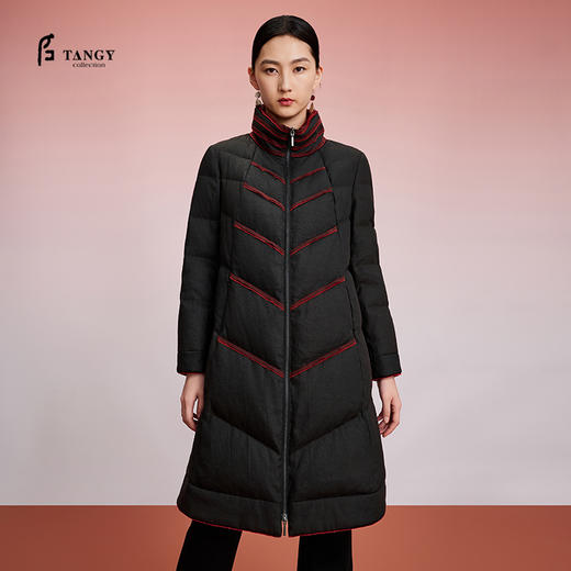 TANGY Collection/天意精品冬季新品中国风女士植物染羽绒服外套 商品图0