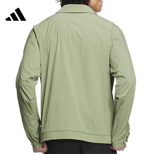 阿迪达斯adidas男子运动休闲翻领梭织夹克JI8693 商品图1