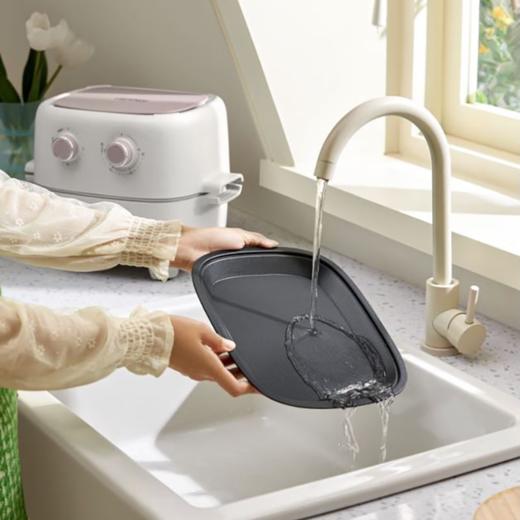 【积分兑换】膳魔师（THERMOS） 多功能料理锅空气炸锅家用电火锅电炸煮锅分体式蒸煮一体煎烤料理锅电锅4L EHA-5734A 商品图4