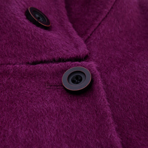 PH945斯尔丽24新款时尚大廓形立领韩版配手工包大气显瘦羊毛大衣 商品图5