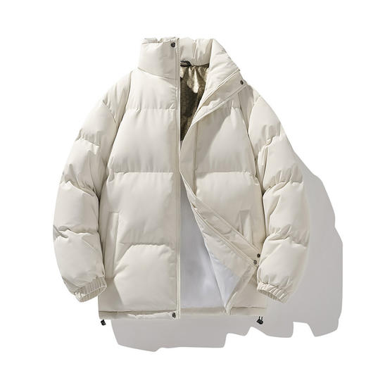 【一件顶3件】石墨烯自发热黑金情侣棉服 面料品质好、保暖性强悍、防水防污耐磨、山系户外风格感拉满的情侣款棉服 商品图10