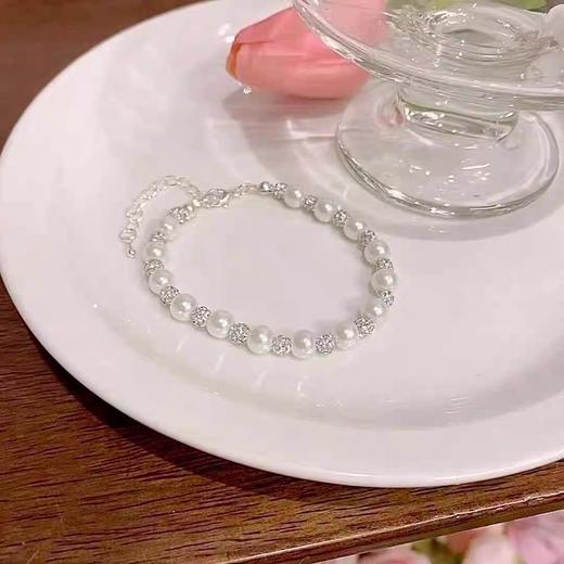 银淡水天然珍珠手链 商品图6