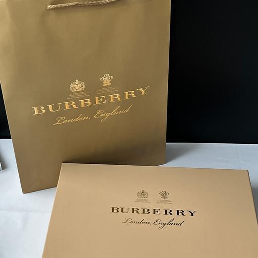 【礼盒礼袋】BURBERRY 巴宝莉/博柏利 双面男女通用款围巾 商品图8