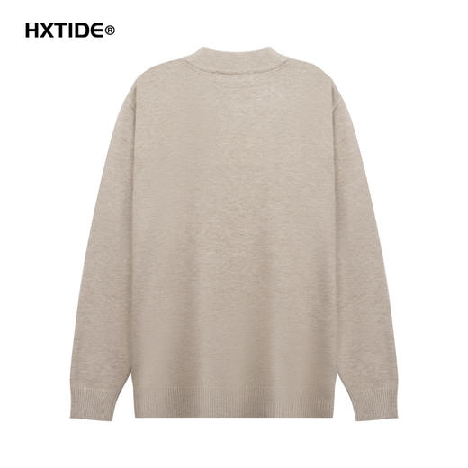 【新品上新】HX 冬季中领毛衫S107444202101/02 商品图3