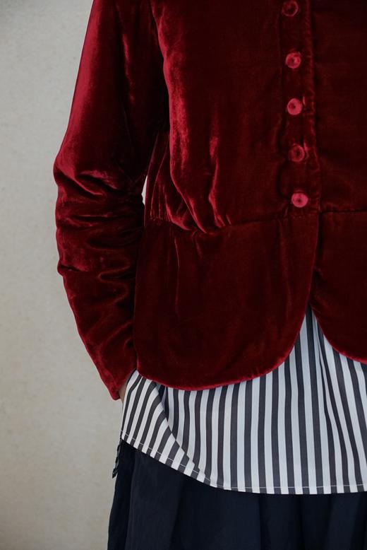 ECOLE DE CURIOSITES 丝绒琥珀红外套 商品图9